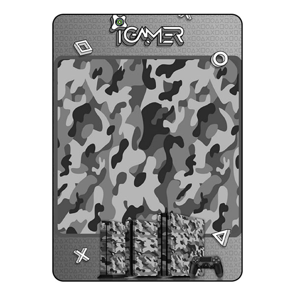 PlayStation 4 Slim Skin - Gray Camo PlayStation 4 Slim Skin - Gray Camo