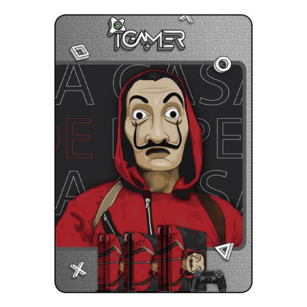 PlayStation 4 Pro Skin - La Casa De Papel - 1