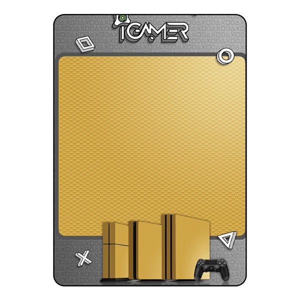 PlayStation 4 Slim Skin - Carbon GOLD