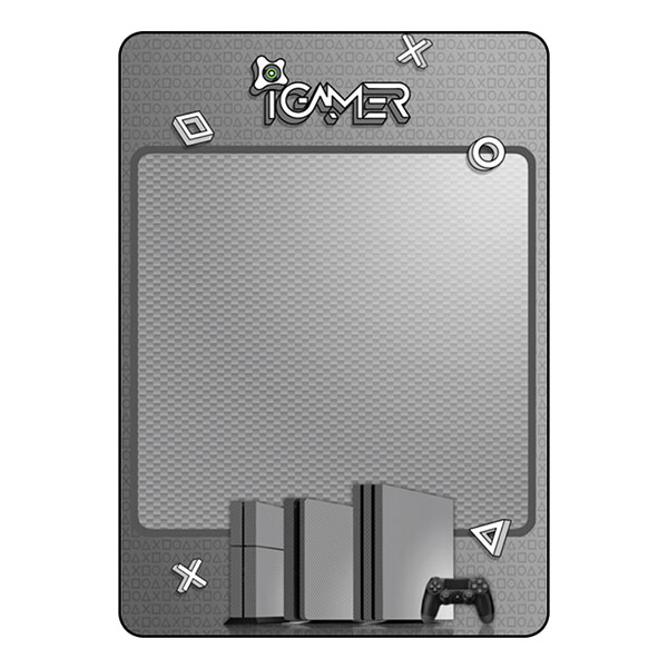 PlayStation 4 Pro Skin - Carbon Silver PlayStation 4 Pro Skin - Carbon Silver