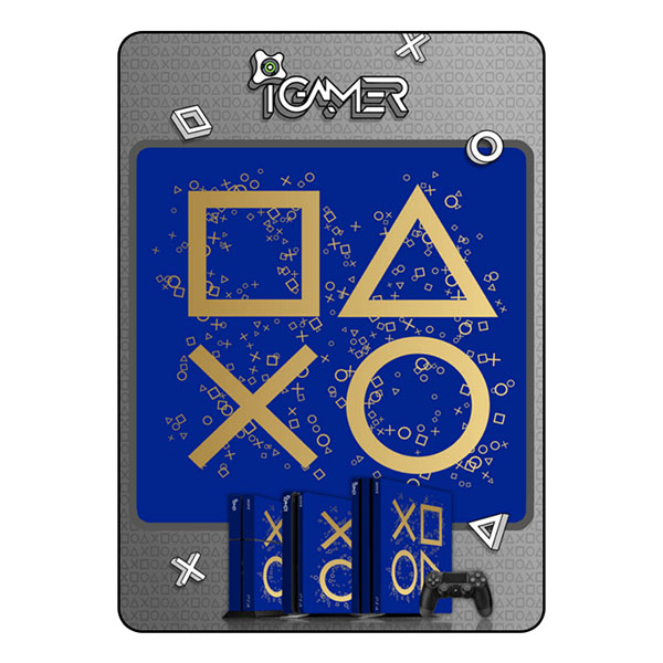 PlayStation 4 Pro Skin - PlayStation Blue PlayStation 4 Pro Skin - PlayStation Blue