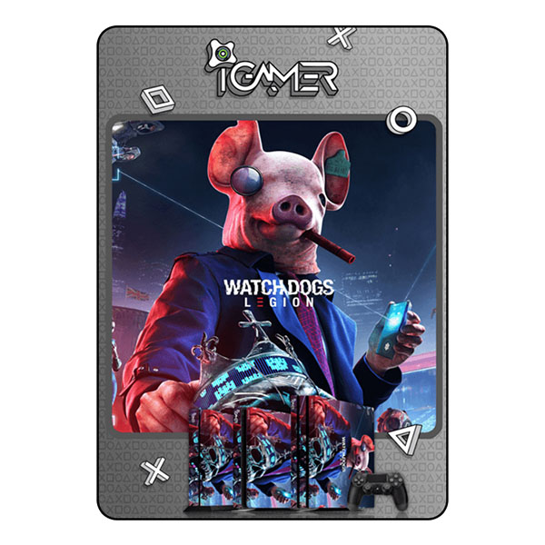PlayStation 4 Pro Skin - Watch Dogs: Legion PlayStation 4 Pro Skin - Watch Dogs: Legion