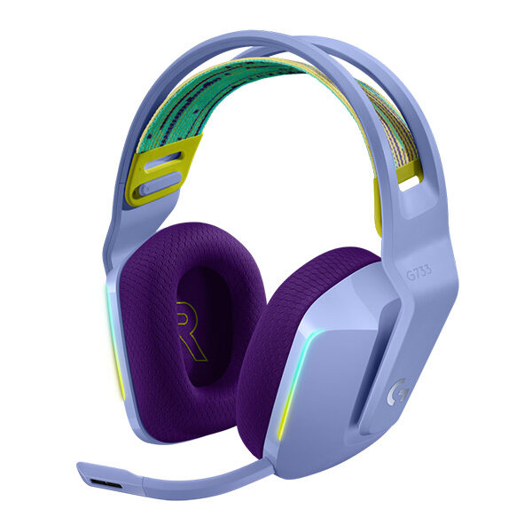 Logitech G733 7.1 Wireless Gaming Headset - Lilac