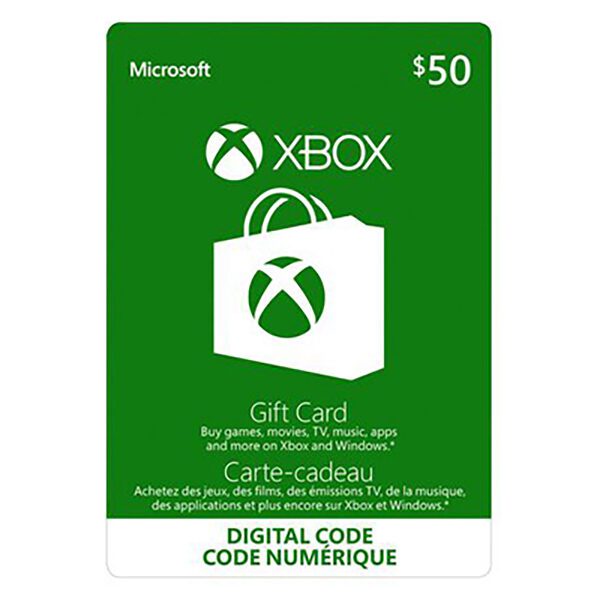 Microsoft XBOX 50$ Gift Card US Microsoft XBOX 50$ Gift Card US