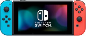 Nintendo Switch with Neon Blue and Neon Red Joy-Con - New Series Nintendo Switch with Neon Blue and Neon Red Joy-Con - New Series