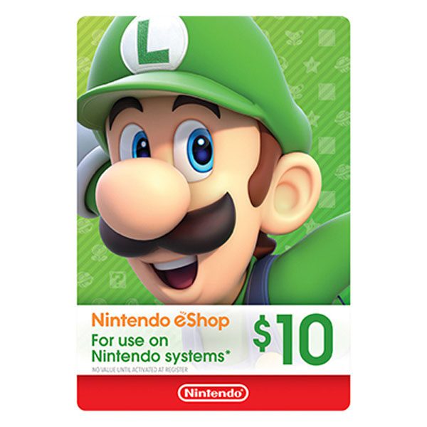 Nintendo eShop 10$ Gift Card - Digital - US