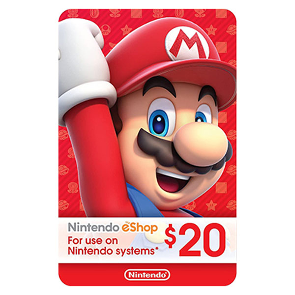 Nintendo eShop 20$ Gift Card - Digital - US Nintendo eShop 20$ Gift Card - Digital - US