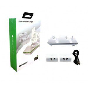 Sparkfox Dual Charging For Xbox - White