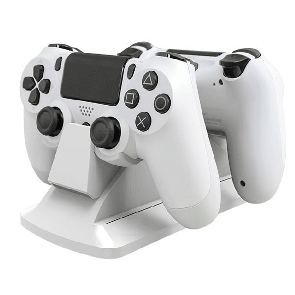 Sparkfox Dual Charging Station for PS4 - White