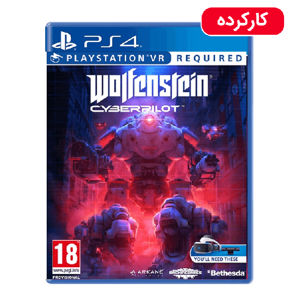 Wolfenstein Cyberpilot VR - PS4 - کارکرده Wolfenstein Cyberpilot VR - PS4 - کارکرده