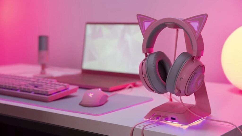 Razer Kraken Kitty Edition Gaming Headset Razer Kraken Kitty Edition Gaming Headset