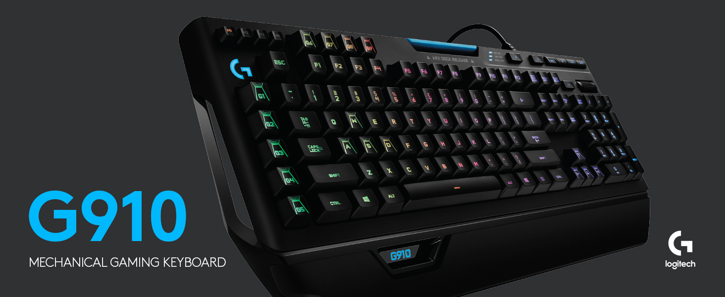 Logitech G910 Orion Spectrum RGB Mechanical Gaming Keyboard Logitech G910 Orion Spectrum RGB Mechanical Gaming Keyboard