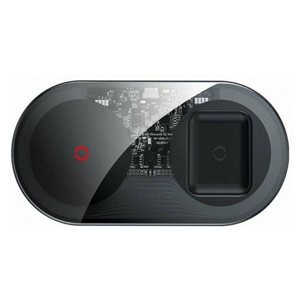 Baseus Simple 2in1 Wireless Charger Turbo Edition - TZWXJK-A01 Baseus Simple 2in1 Wireless Charger Turbo Edition - TZWXJK-A01