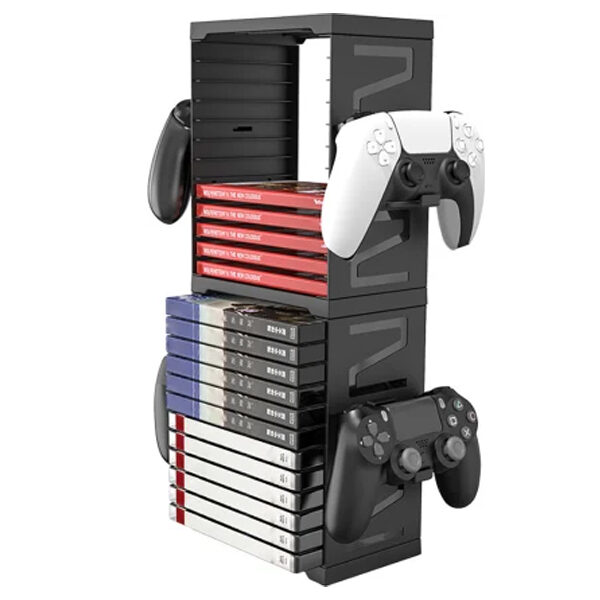 Iplay Game Disc Storage Stand with Double Storage Box Iplay Game Disc Storage Stand with Double Storage Box