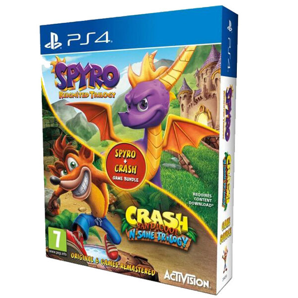 Spyro + Crash Game Bundle - PS4