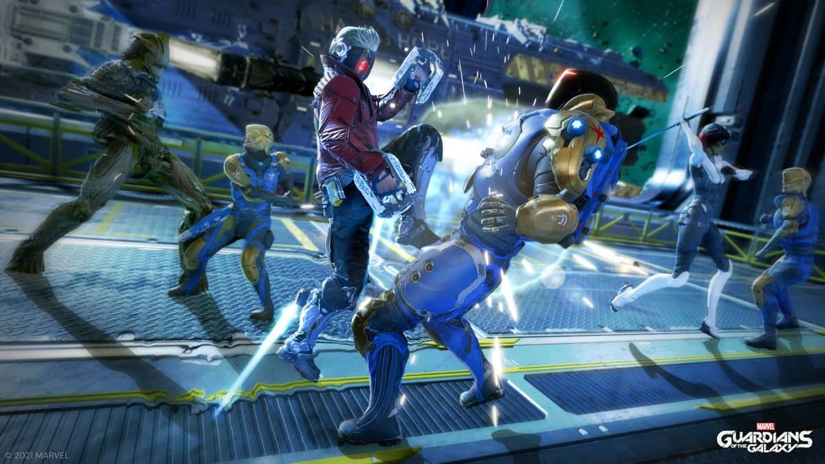 Marvel's Guardians of the Galaxy Cosmic Deluxe Edition - PS4 گیم پلی بازی Guardians of teh Galaxy