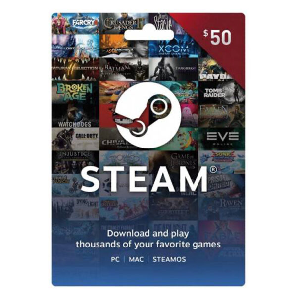 Steam Gift Card $50 US