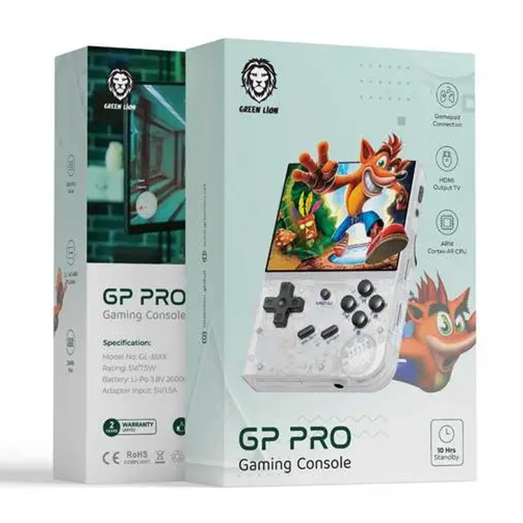 Green Lion GP Pro Gaming Console - Transparent Green Lion GP Pro Gaming Console - Transparent