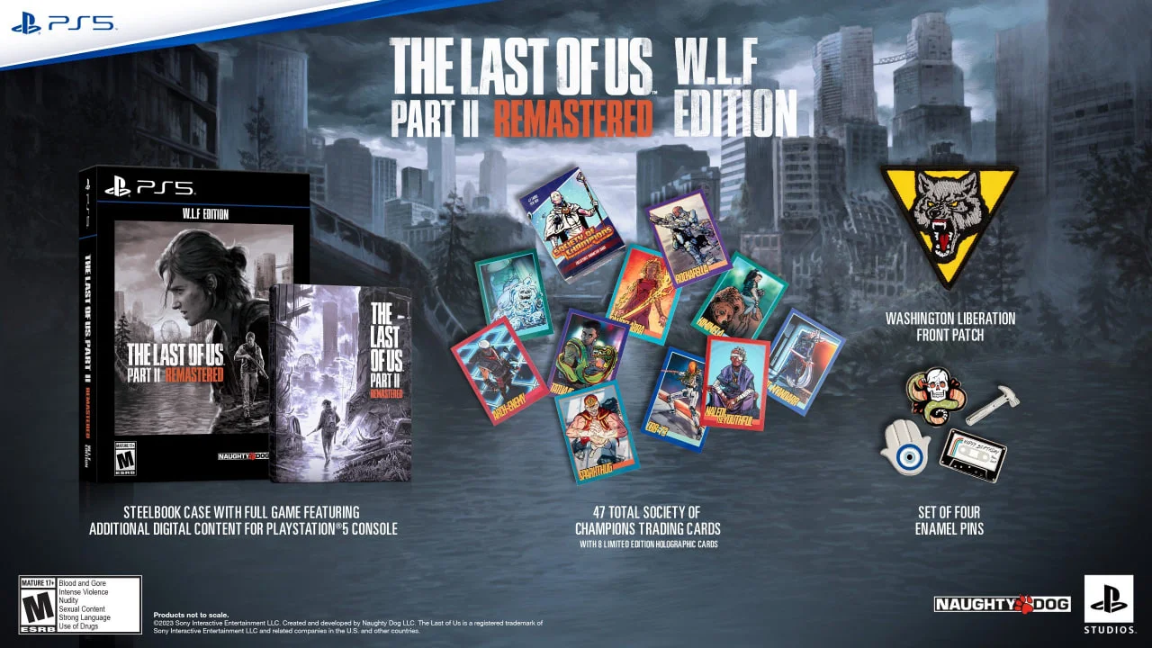 The Last of Us 2 Remastered WLF Edition - PS5 The Last of Us 2 Remastered WLF Edition - PS5