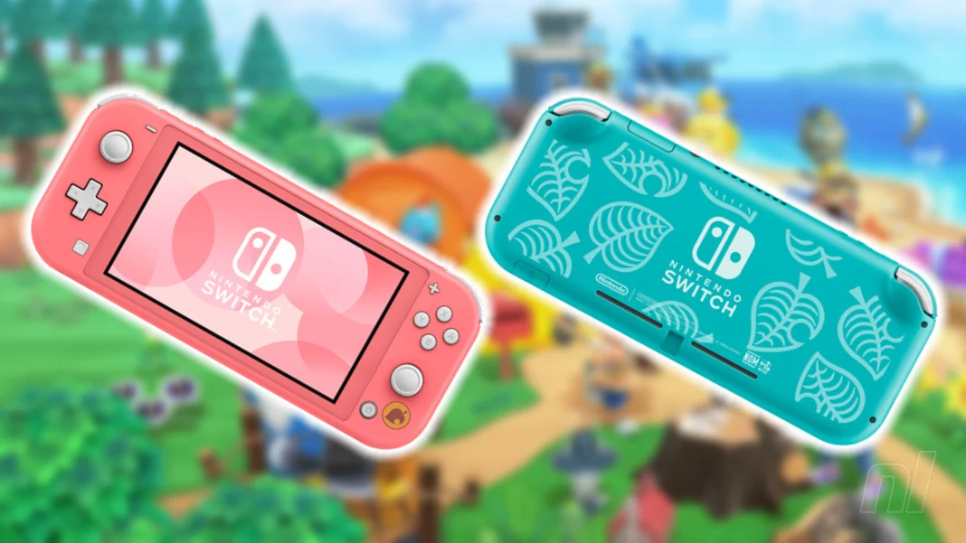 Nintendo Switch Lite - Animal: Crossing: New Horizons Timmy & Tammy Aloha Edition Nintendo Switch Lite - Animal: Crossing: New Horizons Timmy & Tammy Aloha Edition