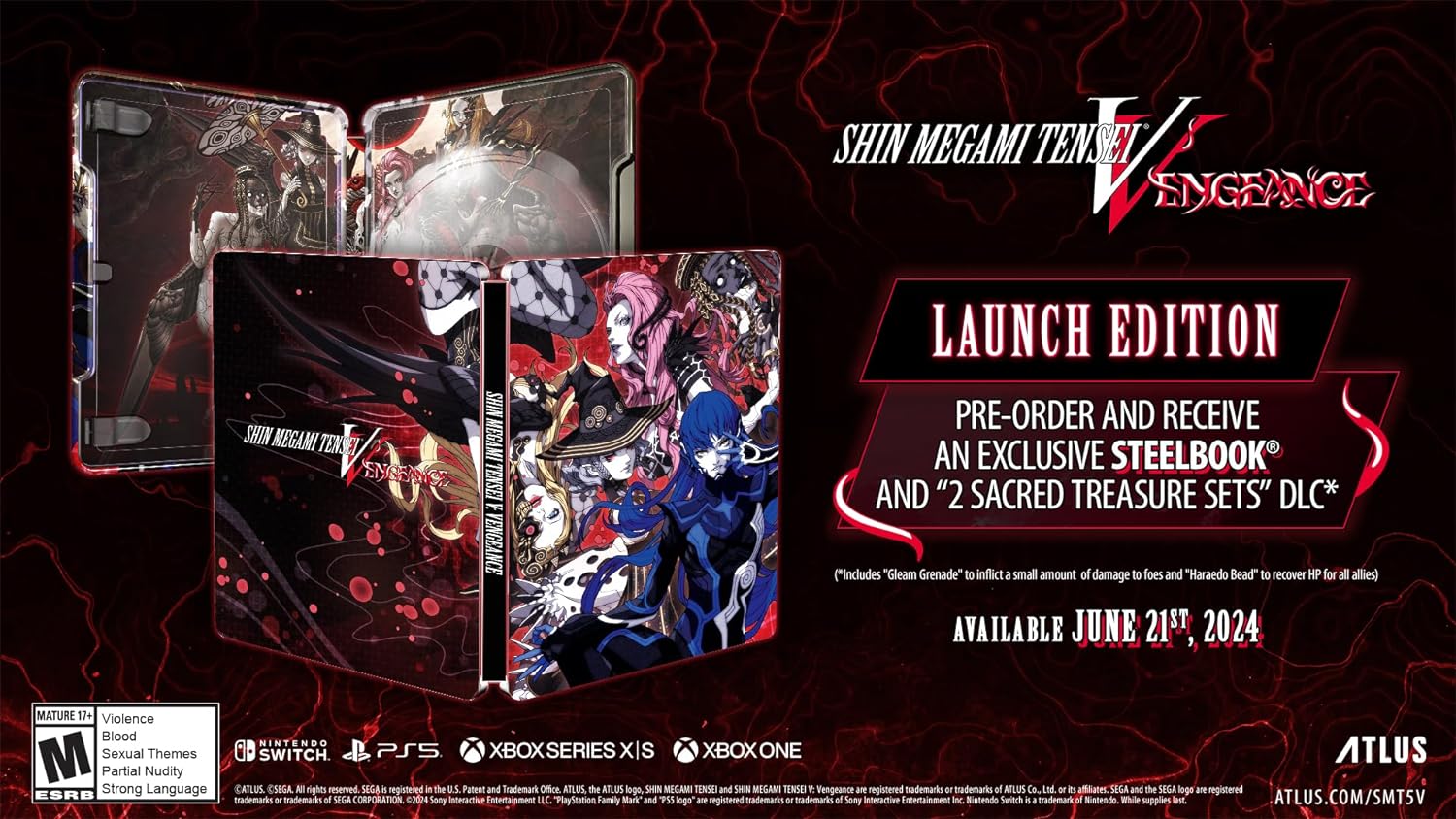 Shin Megami Tensei V: Vengeance Launch Edition - Nintendo Switch Shin Megami Tensei V: Vengeance Launch Edition - Nintendo Switch