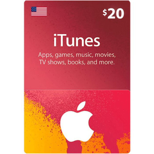 Apple iTunes Card $20 US Apple iTunes Card $20 US