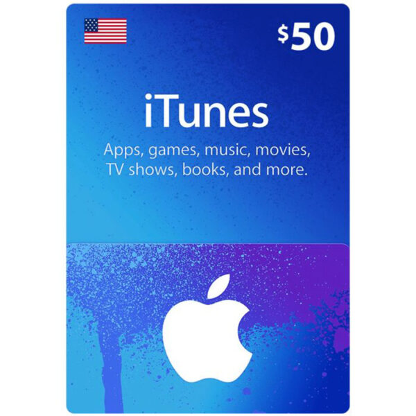 Apple iTunes Card $50 US Apple iTunes Card $50 US