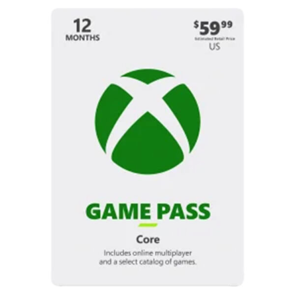 XBOX Game Pass Core / GOLD 12 Month XBOX Game Pass Core / GOLD 12 Month