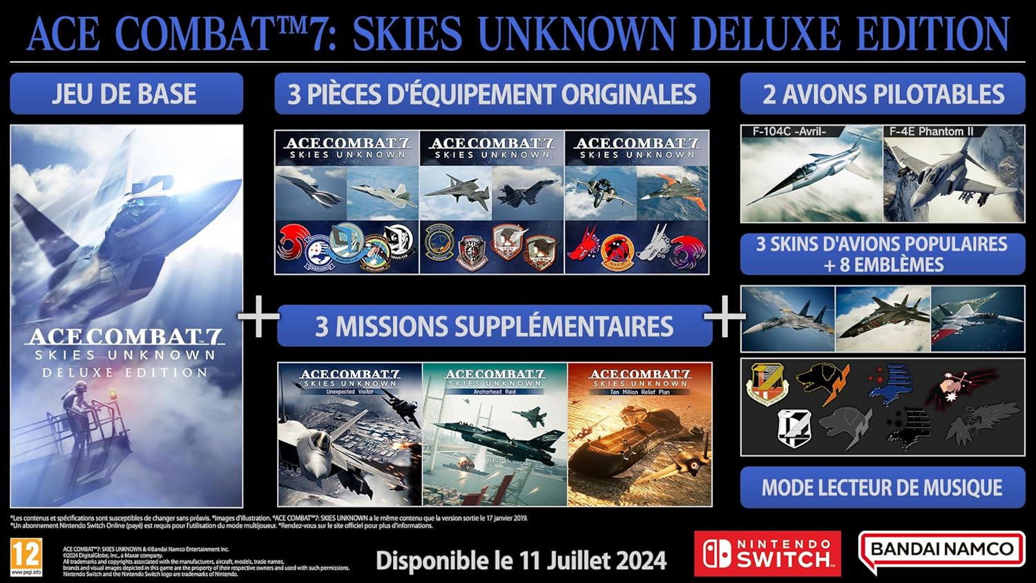 Ace Combat 7: Skies Unknown Deluxe Edition - Nintendo Switch