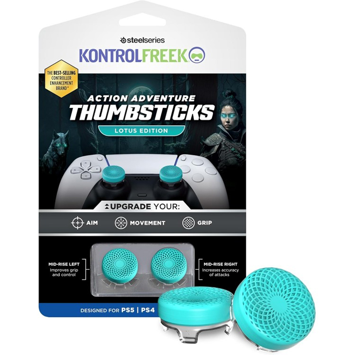 KontrolFreek Action Adventure Thumbsticks for PlayStation - Lotus Edition KontrolFreek Action Adventure Thumbsticks for PlayStation - Lotus Edition