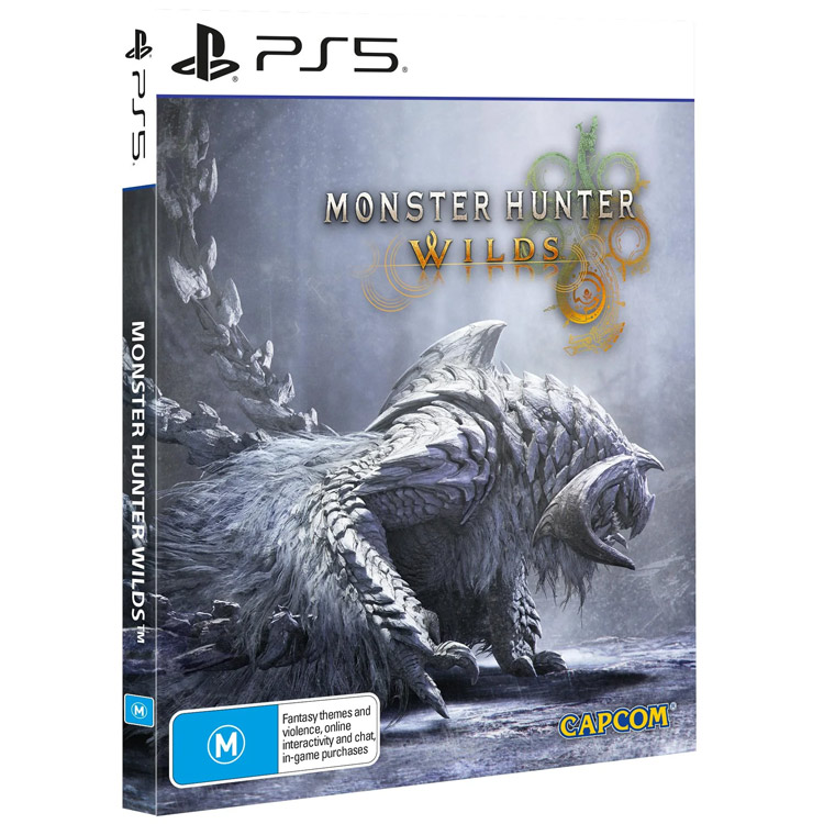 3. Monster Hunter Wilds Steelbook Edition – PS5