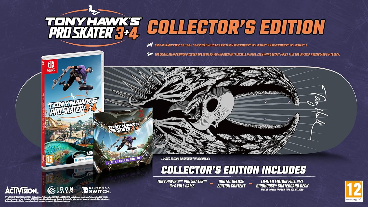 Tony Hawk Pro Skater 3 + 4 Collector's Edition - XBOX Tony Hawk Pro Skater 3 + 4 Collector's Edition - XBOX