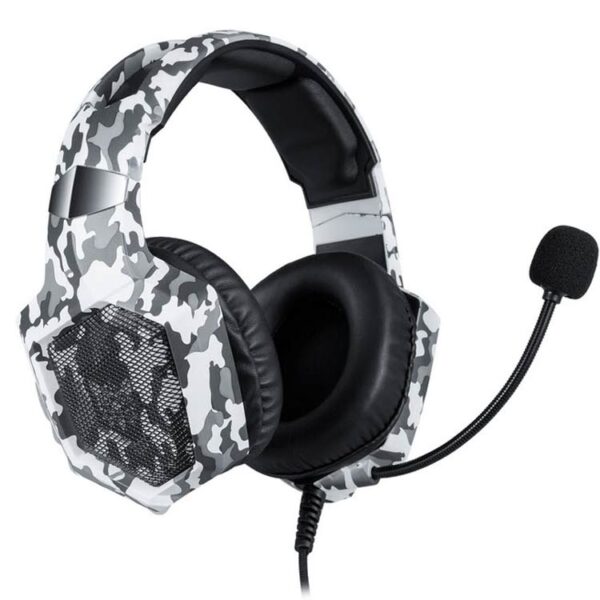 Onikuma K8 Professional Gaming Headset - Grey Camo Onikuma K8 Professional Gaming Headset - Grey Camo