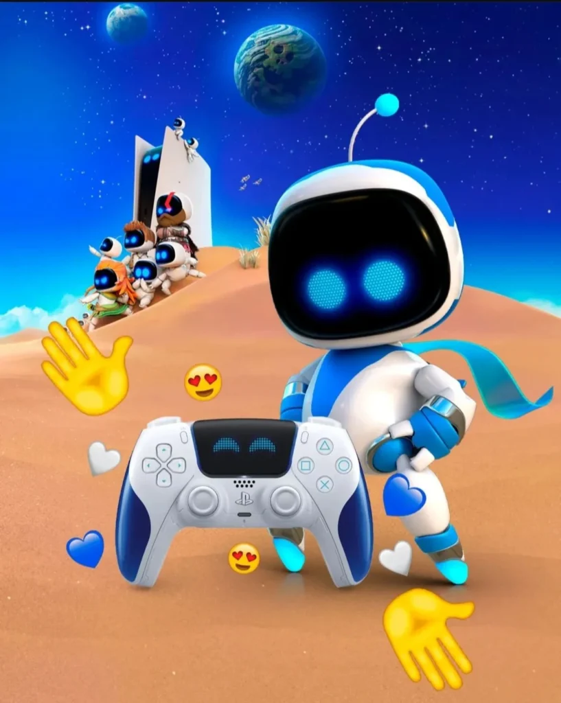 DualSense - Astro Bot Joyful Limited Edition خرید دسته PS5 - نسخه محدود Astro Bot Joyful