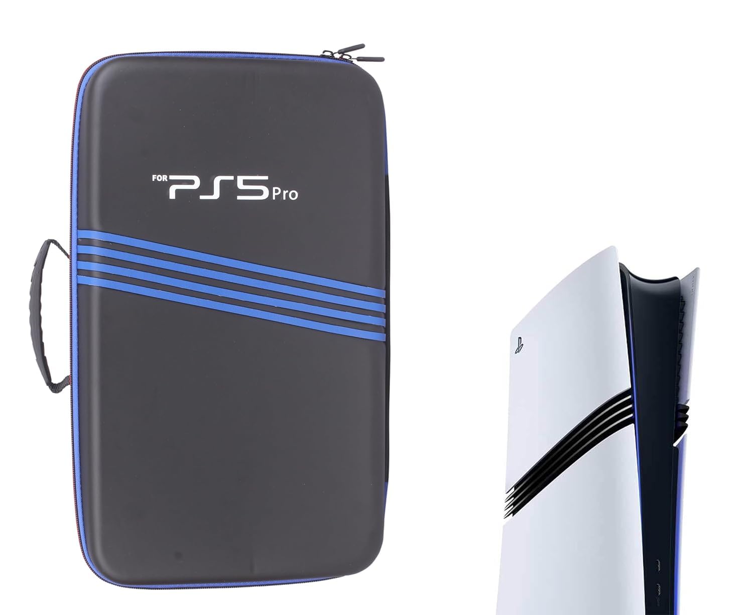 خرید کیف قابل حمل New World برای PS5 Pro - سیاه/آبی
