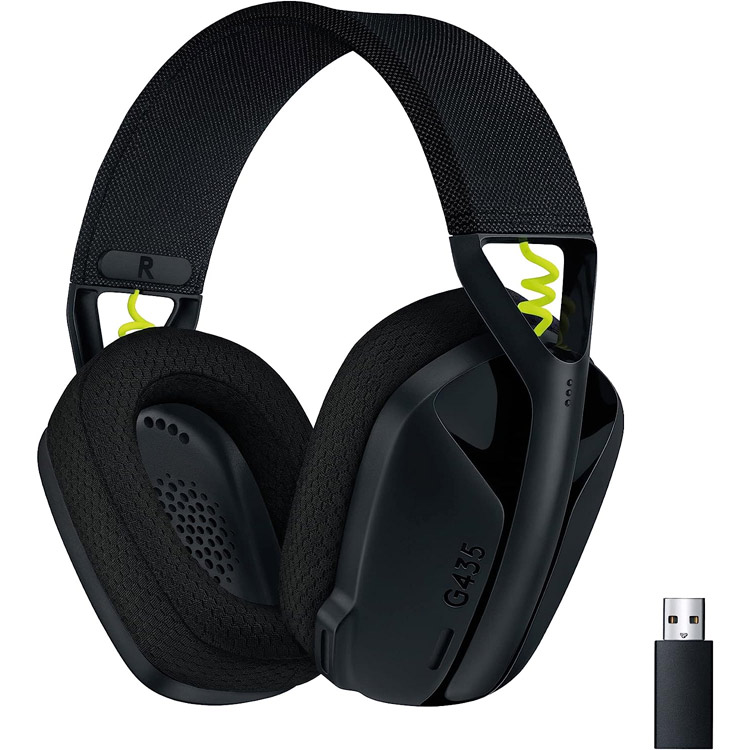 Logitech G435 Wireless Gaming Headset - Black