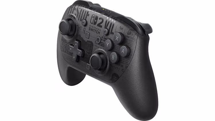Nintendo Switch 2 Pro Controller Resident Evil Requiem Edition خرید کنترلر پرو نینتندو سوییچ ۲ نسخه Resident Evil Requiem
