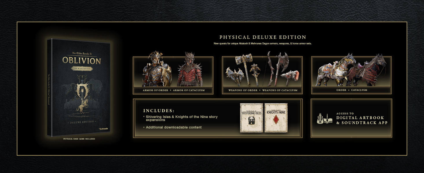 The Elder Scrolls IV: Oblivion Remastered Deluxe Edition - Nintendo Switch 2 خرید بازی The Elder Scrolls IV: Oblivion Remastered نسخه دلوکس برای PS5