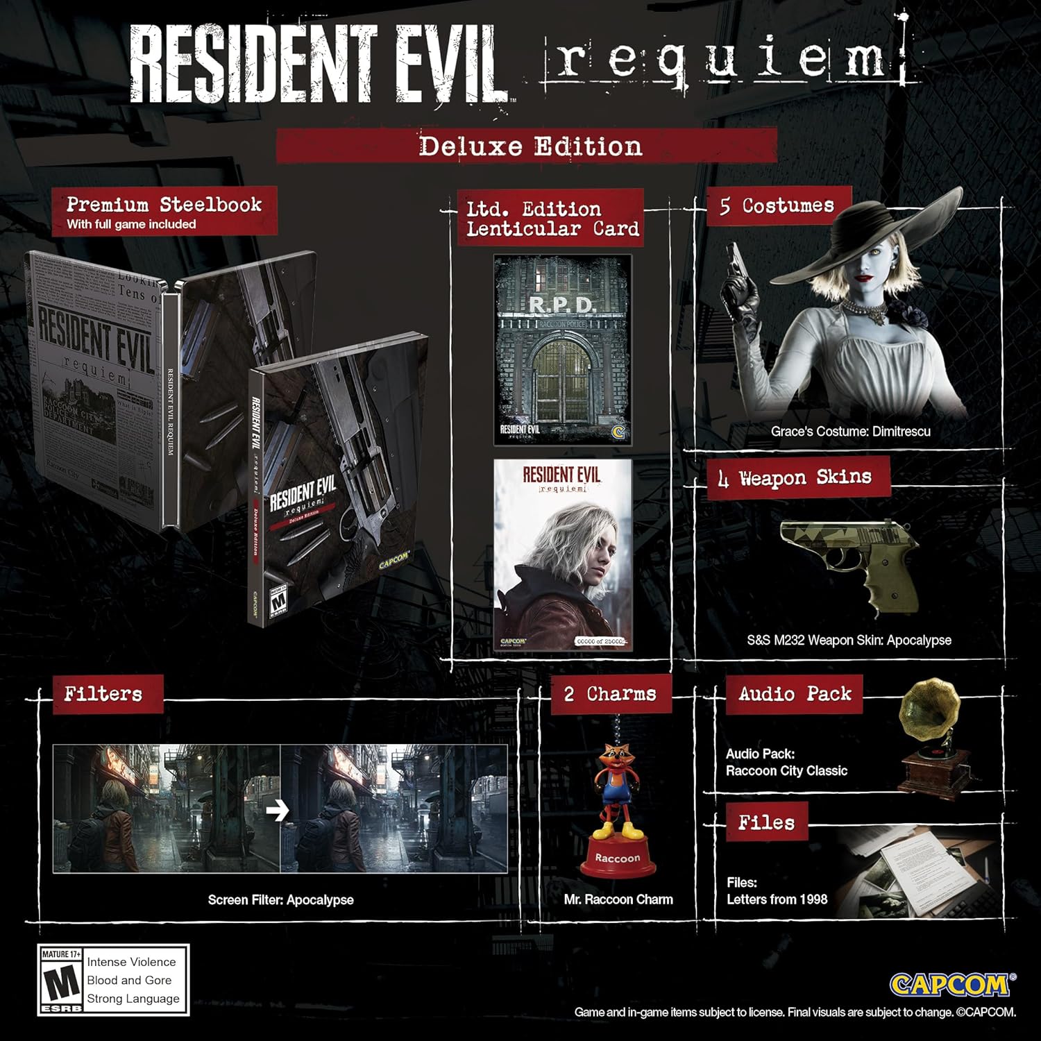 Resident Evil Requiem Deluxe Steelbook Edition - PS5 - کارکرده خرید بازی Resident Evil Requiem نسخه Deluxe Steelbook برای PS5