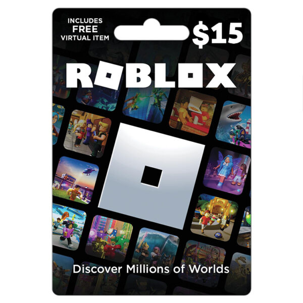 Roblox Gift Cards - 15$ - 1200Robux Roblox Gift Cards - 15$ - 1200Robux