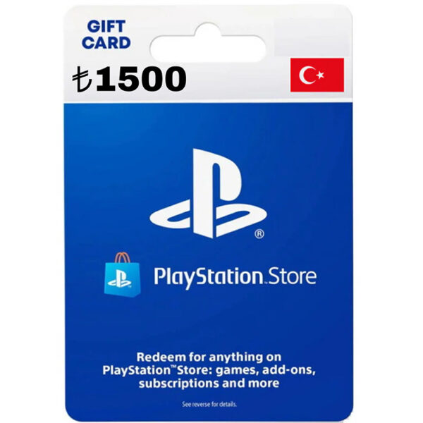 PSN 1500 TRY Gift Card TURKEY PSN 1500 TRY Gift Card TURKEY
