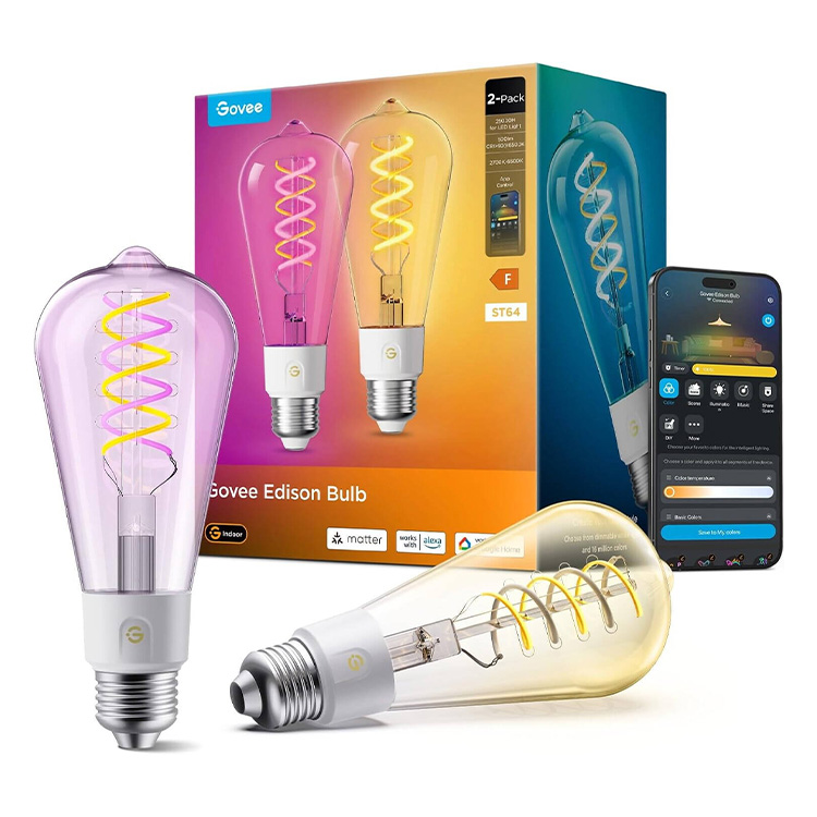 GoVee E27 Edison Bulbs - 2-Packs