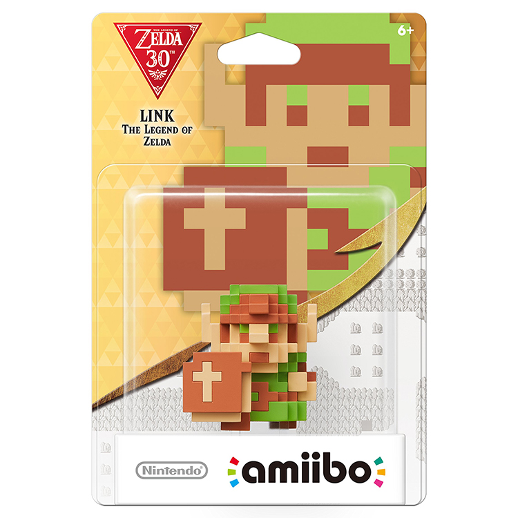 Link 8-Bit Amiibo Figure - The Legend of Zelda Collection Link 8-Bit Amiibo Figure - The Legend of Zelda Collection